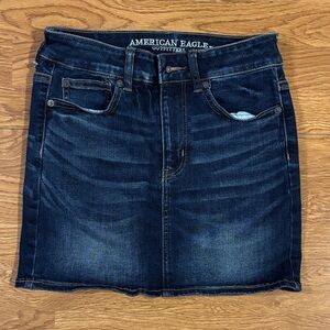 American Eagle Indigo Denim Skirt